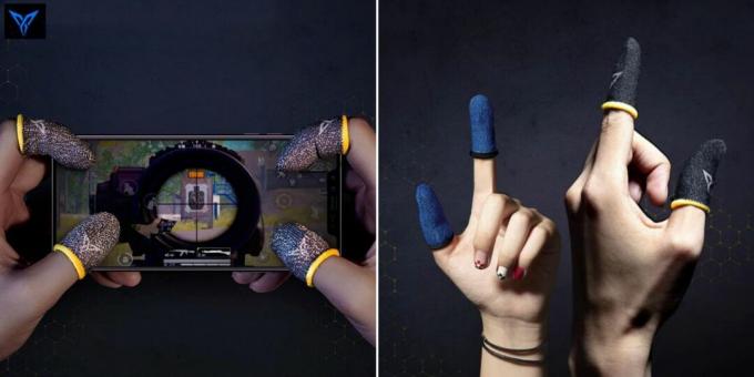 Sarung tangan untuk bermain di smartphone