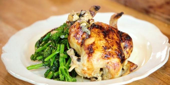 Resep Ayam dalam oven: ayam utuh dalam susu dari Jamie Oliver
