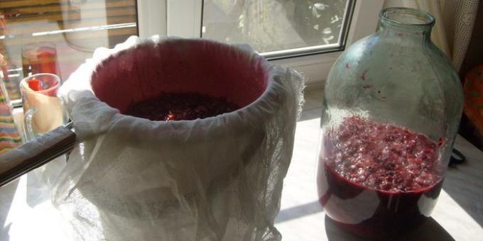 Cara membuat anggur dari kismis merah di rumah. Semua berry harus tinggal di Marl
