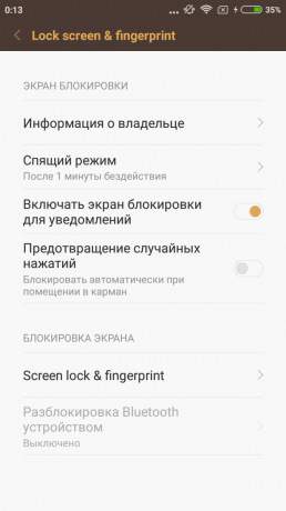 Xiaomi redmi 3S: layar kunci