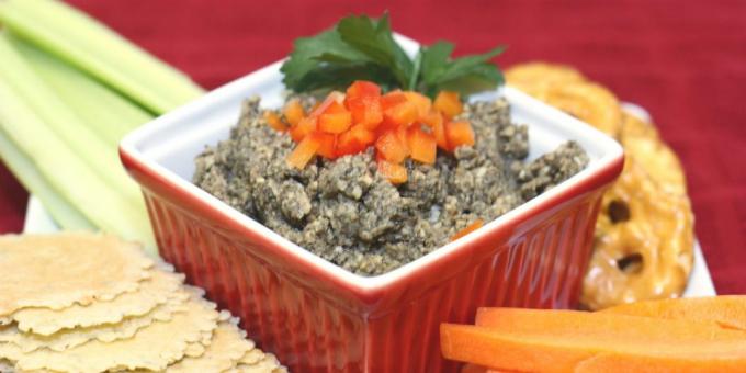 Caviar dari jamur kering