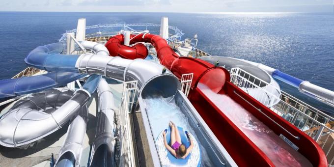 Sea cruise: di papan ada taman air, spa dan hiburan juta lebih