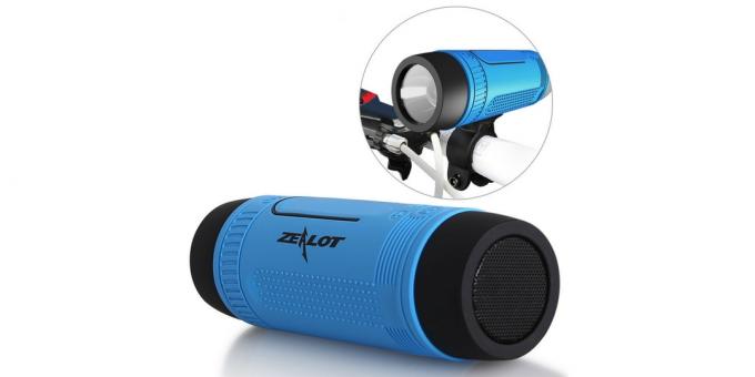 Sepeda Bluetooth-speaker dengan lentera