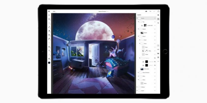 Adobe telah merilis Photoshop penuh untuk iPad. On line Illustrator