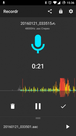 perekam suara berkualitas tinggi untuk Android