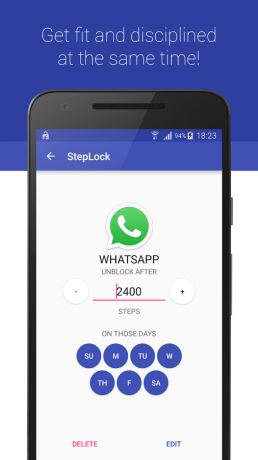 StepLock: norma langkah untuk membuka WatsApp
