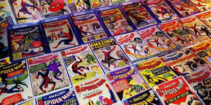 buku komik dan film tentang Spider-Man