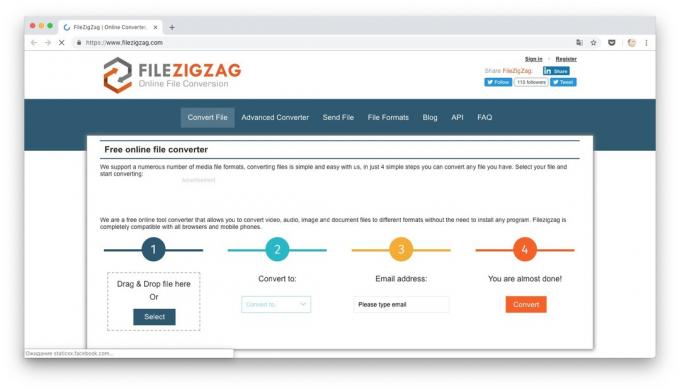 konverter Online: FileZigZag