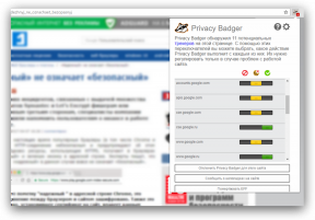 Privasi Badger - perpanjangan larangan pada pelacakan browser web