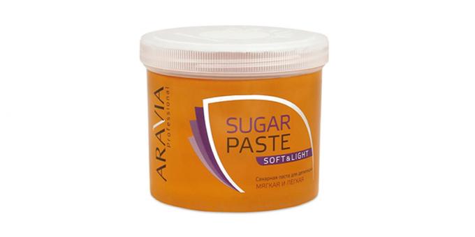 Pasta sugaring: Aravia Professional "Lembut dan ringan"