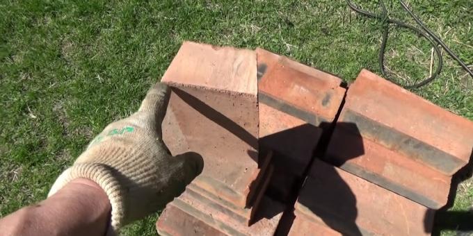 Cara membuat tandoor dengan tangan Anda sendiri: File batu bata untuk baris kedua