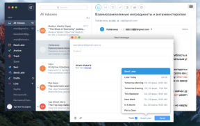 Polymail - modern email-client untuk Mac, yang memiliki sesuatu untuk mengejutkan Anda