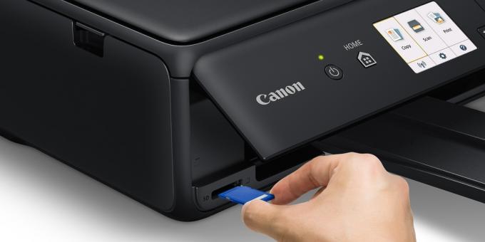 Printer dengan card reader dan USB-port