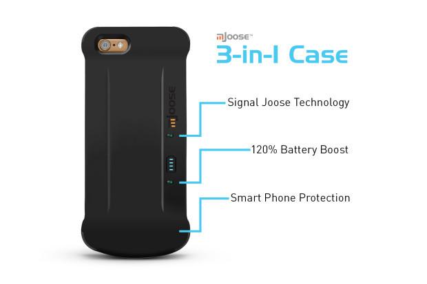 Kasus-baterai mJoose diperkuat sinyal seluler