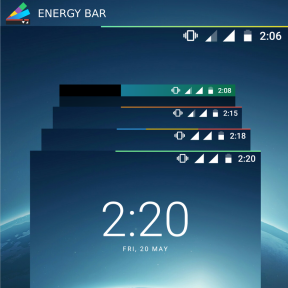 Energi Bar untuk Android akan membantu untuk membuat indikator baterai lebih terlihat