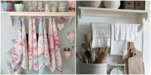 Menambahkan tekstil yang indah untuk interior dapur