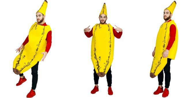 Kostum untuk Halloween: banana