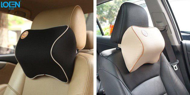 Headrest di dalam mobil