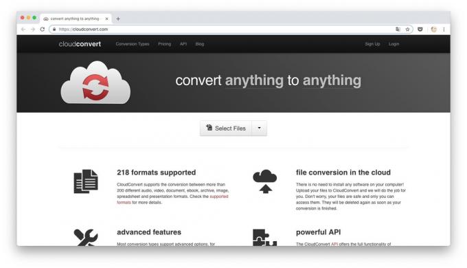 konverter Online: CloudConvert