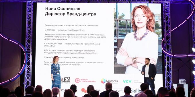 Nina Osovitskaya, seorang ahli dalam HR-branding Headhunter