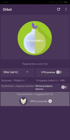 Browser pribadi untuk Android: Orbot