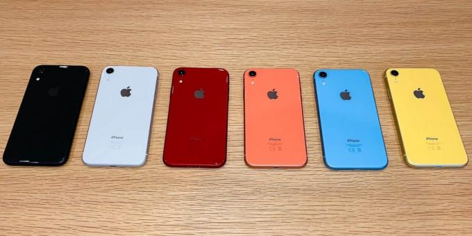 Ikhtisar iPhone XR: modifikasi warna