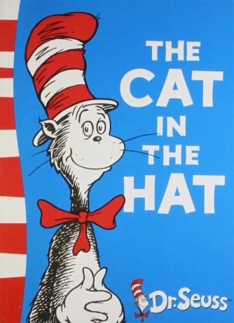buku yang paling banyak dibaca: "The Cat in the Hat"