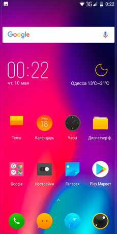 Elephone U. desktop yang