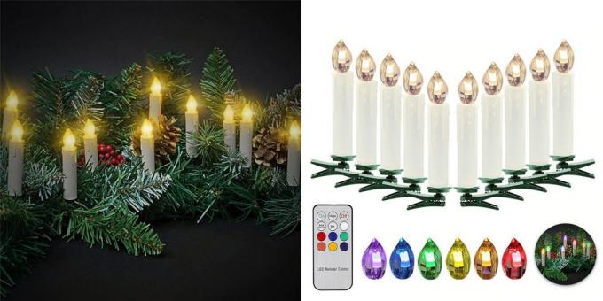 dekorasi Natal dengan AliExpress: LED lilin