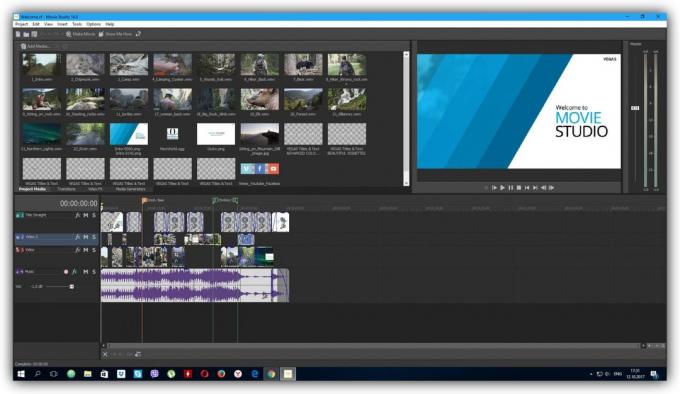 Program untuk video editing: VEGAS Movie Studio