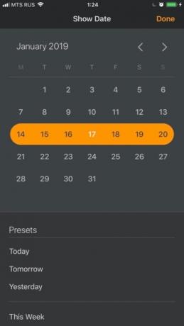 Lampiran untuk Agenda catatan: fungsi kalender dan task manager