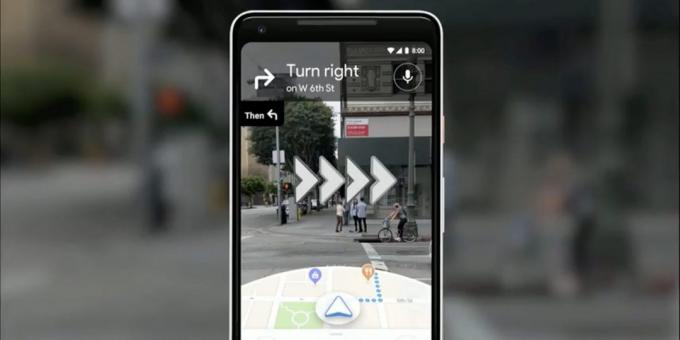 Hasil penting dari Google I / O 2018: Google Maps dengan augmented reality