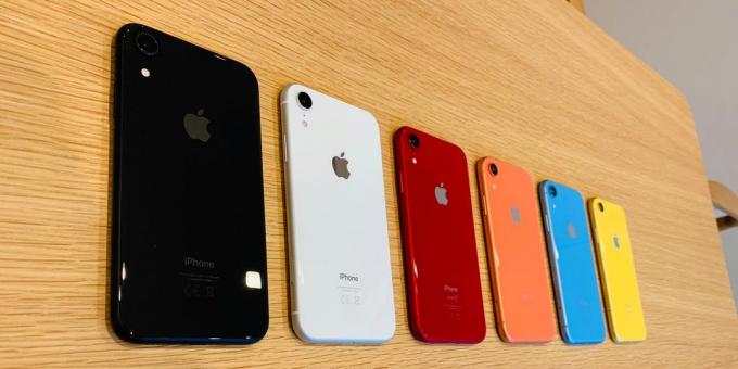 Ikhtisar iPhone XR: warna
