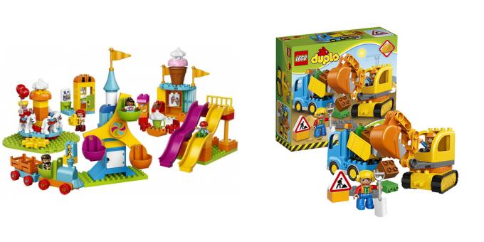 Hadiah untuk anak laki-laki: set konstruksi Lego Duplo