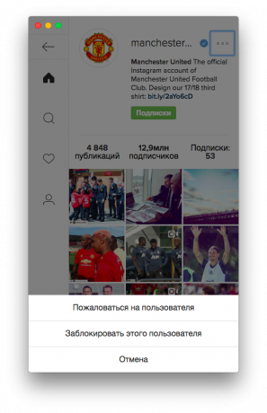 Ramme - klien desktop Instagram