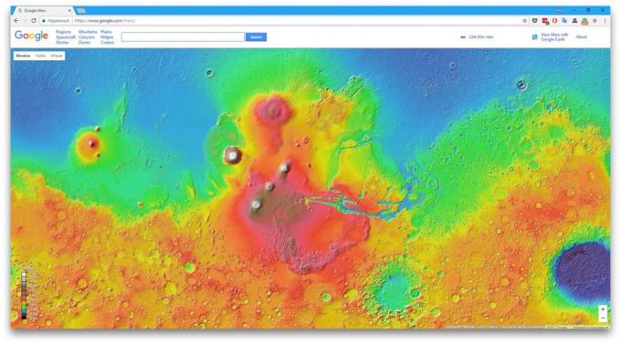 Layanan Google Mars, Bulan dan Sky