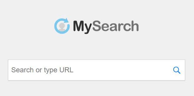 virus di browser: MySearch