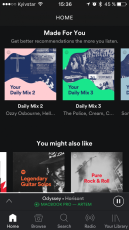 katalog musik Spotify