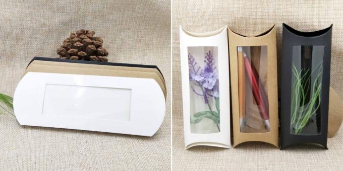 Gift Packaging: box dengan memasukkan transparan