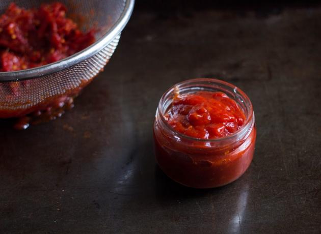 selai tomat: produk jadi
