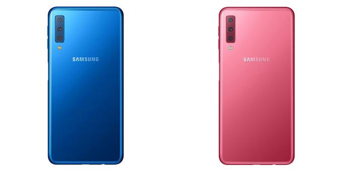 Samsung Galaxy A7: Warna