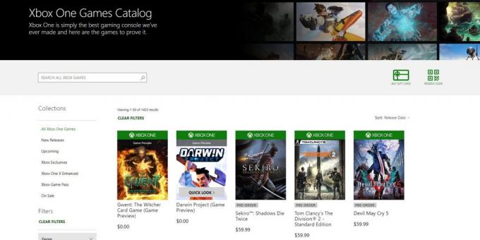membeli game: Xbox One permainan Katalog