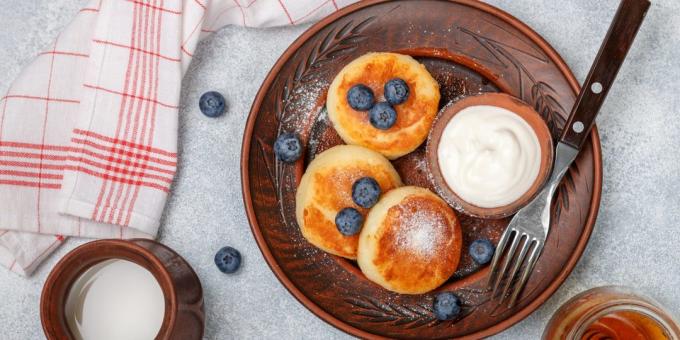 Cheesecake Resep dengan pisang tanpa telur