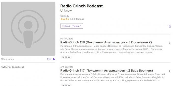 podcast yang menarik: Radio Grinch