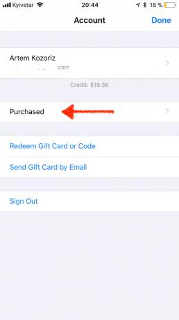 App Store di iOS 11: Pembelian
