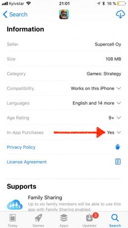 App Store di iOS 11: built-in pembelian