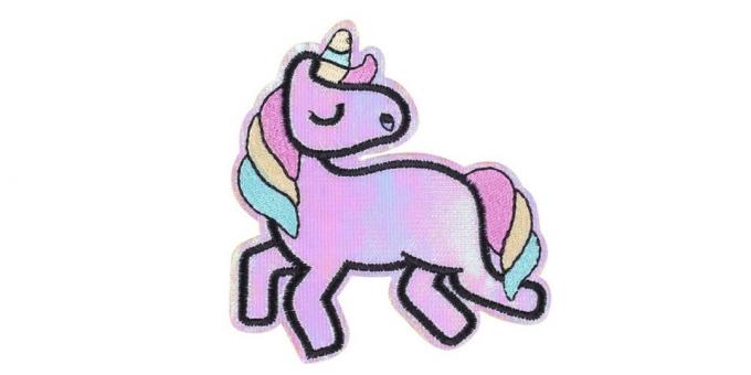 Pita dalam bentuk unicorn