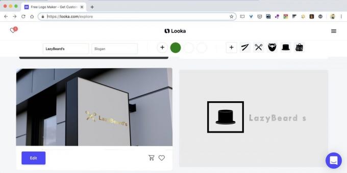 Cara membuat logo online di situs Looka
