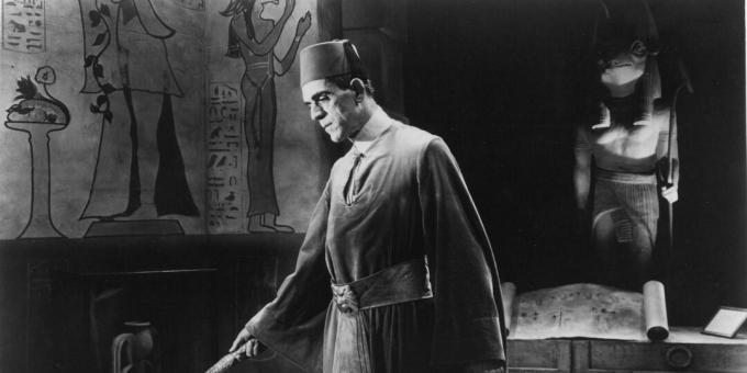 Ditembak dari film tentang Mesir "The Mummy"