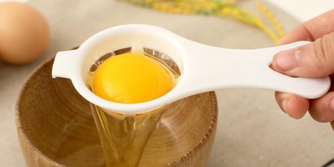 100 hal keren murah dari $ 100: pemisah kuning telur dari protein